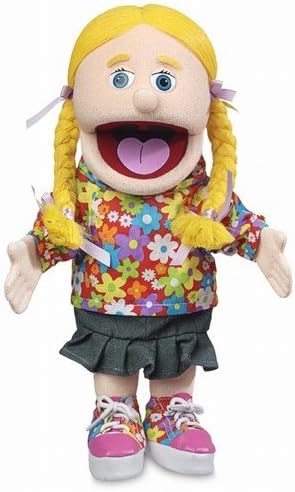 14" Cindy, Peach Girl, Hand Puppet