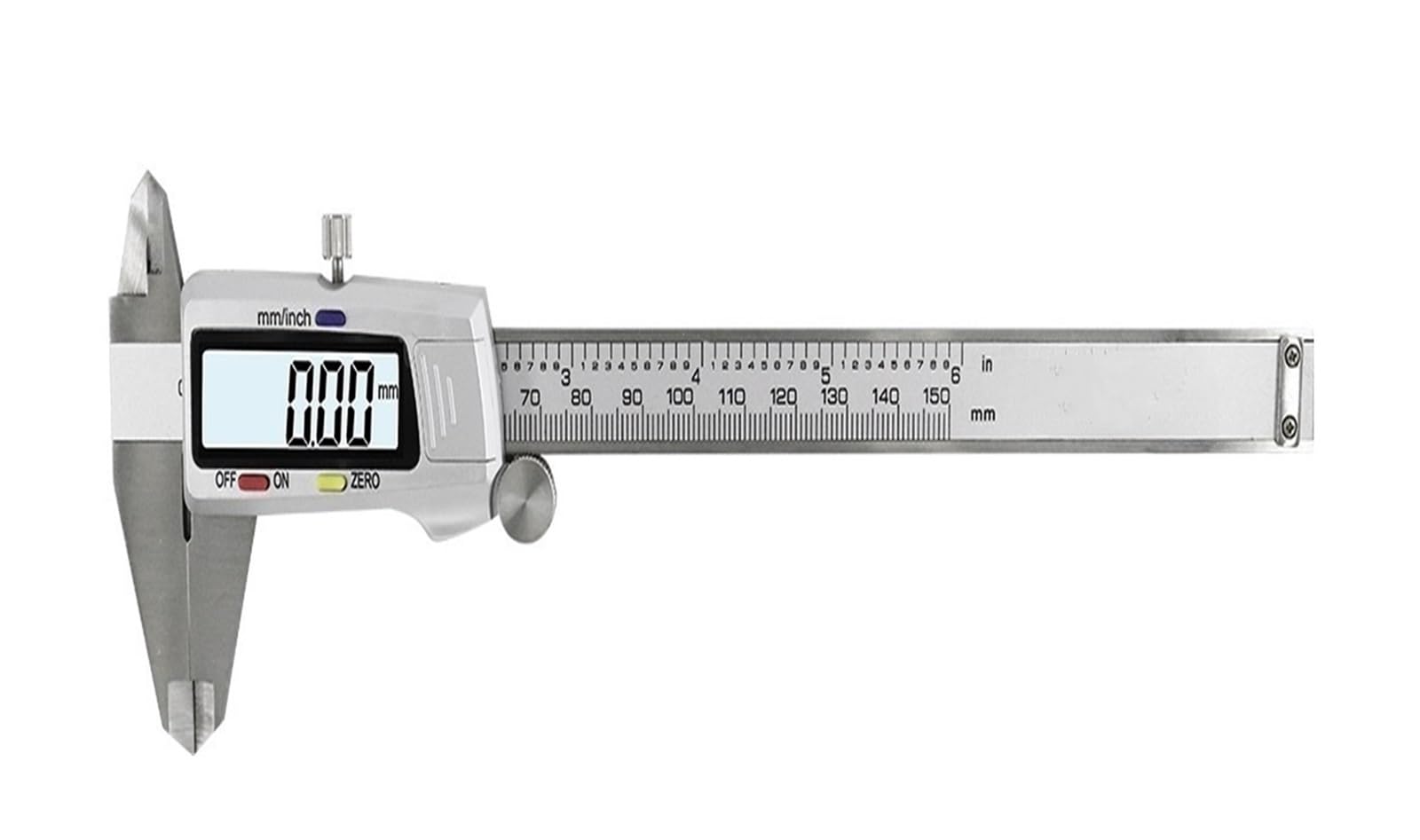 Elektroniczna suwmiarka cyfrowa 6 cali i 150 mm, suwmiarka cyfrowa