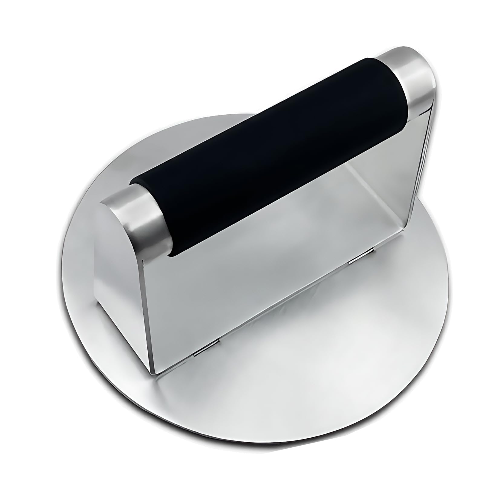 FACAILUO Silicone Hamburgers Press Tool with Solid Nonrust Steel Base Kitchens Burgers Press for Even Patties and Meat Shaping