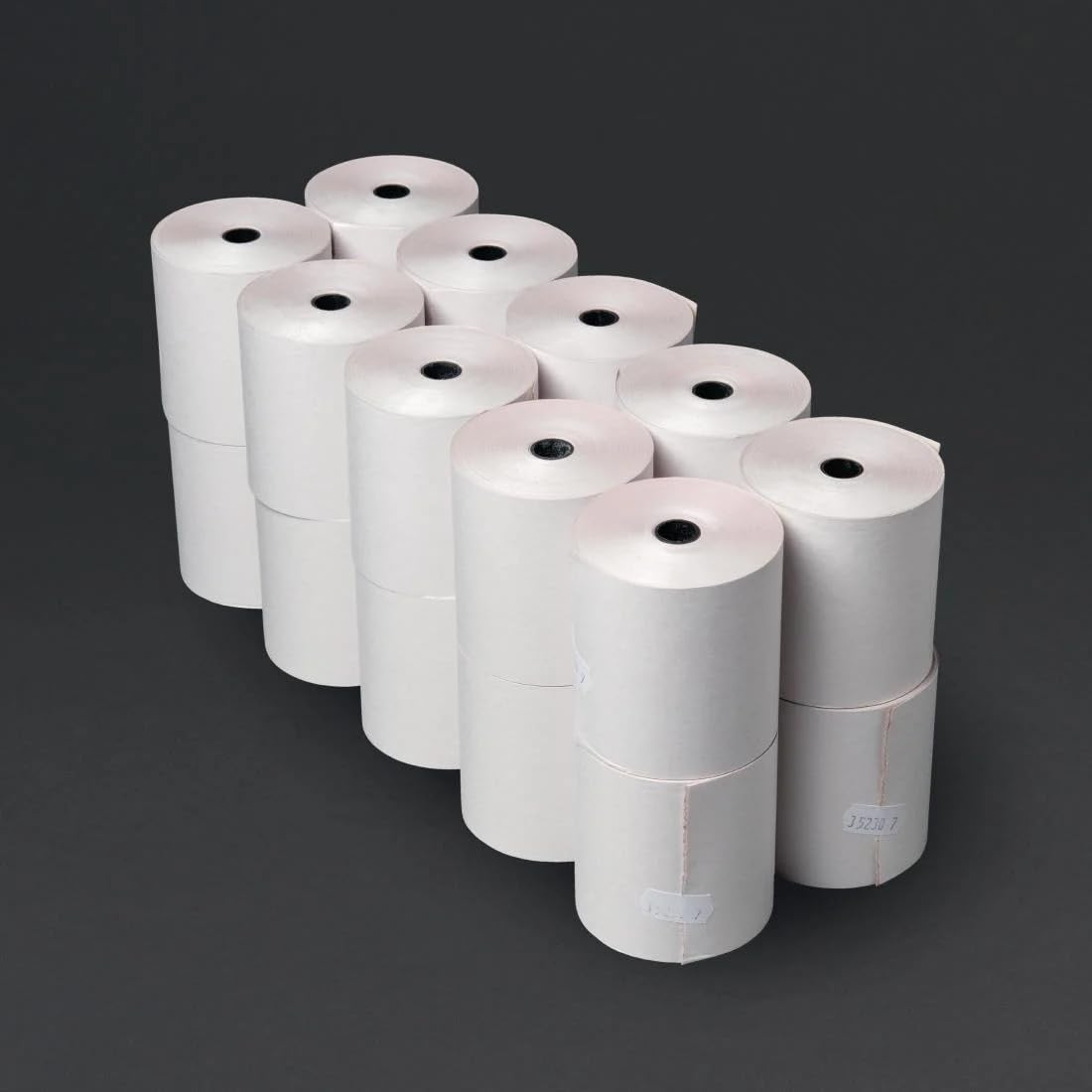 Olympia Non-Thermal 3ply Till Roll 75 x 70mm (20 Pack) - Ideal for Impact Printers, Credit Card PDQ Machine DK597