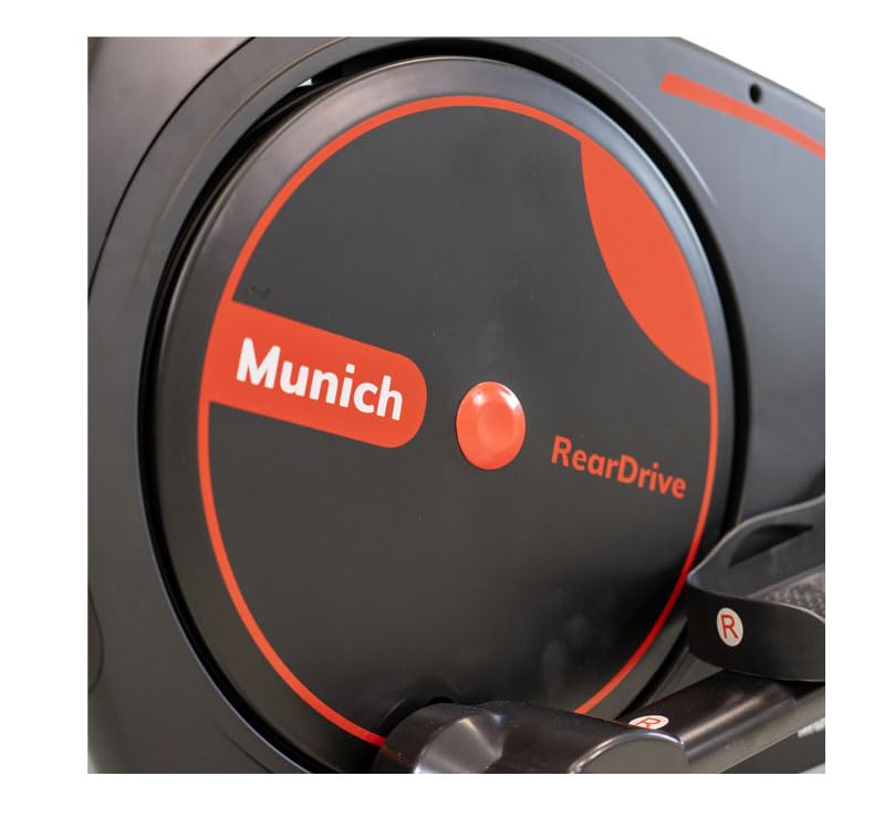 Bicicleta Elíptica BH Munich - Volante 12kg - Magnética - Peso máximo Usuario 120kg - 2 Versiones Disponibles