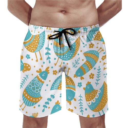 Shorts de bain homme poulet anti-humidité pour éviter les irritations