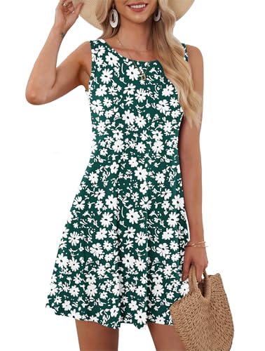 Image of MOLERANI Women's Casual Summer Swing Simple Loose T-Shirt Tank Dress