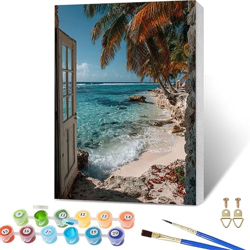 �������G �z���t�� �C�̌i�F, ���G �L�����o�X ��, DIY Paint by Numbers for Adults �܂� �A�N�����y�C���g������ �u���V, �����h��G �y�C���g�o�C�i���o�[, �K�؂� ��l ���S��, �z�[�� �I�t�B�X����, �M�t�g ����