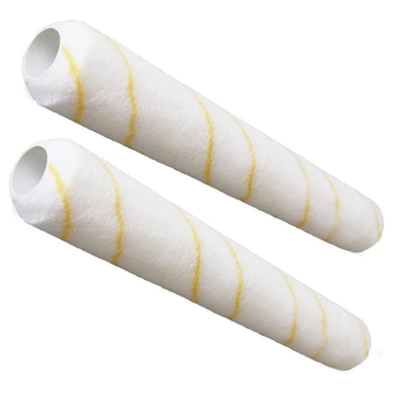 Kit di 2 manicotti professionali in microfibra per vernice a emulsione per finitura liscia, testine a rullo per capelli lunghi, strumenti di pittura facili ed efficienti