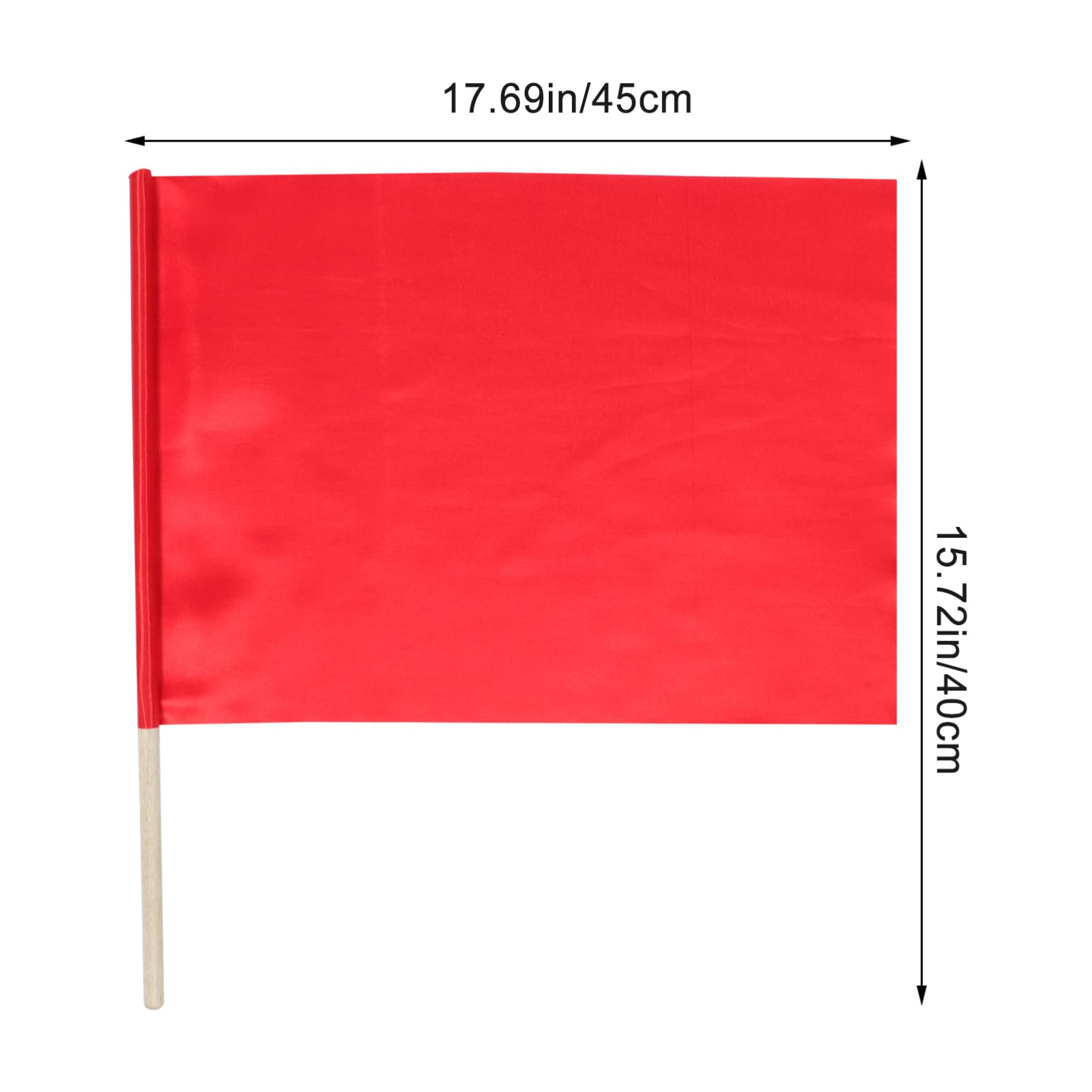 GALPADA 4pcs Penalty Flag Referee Linesman Flags Soccer Referee Flags Set for Training