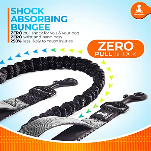 image for SparklyPets Hands Free Dog Leash for Medium and Large Dogs – Profess