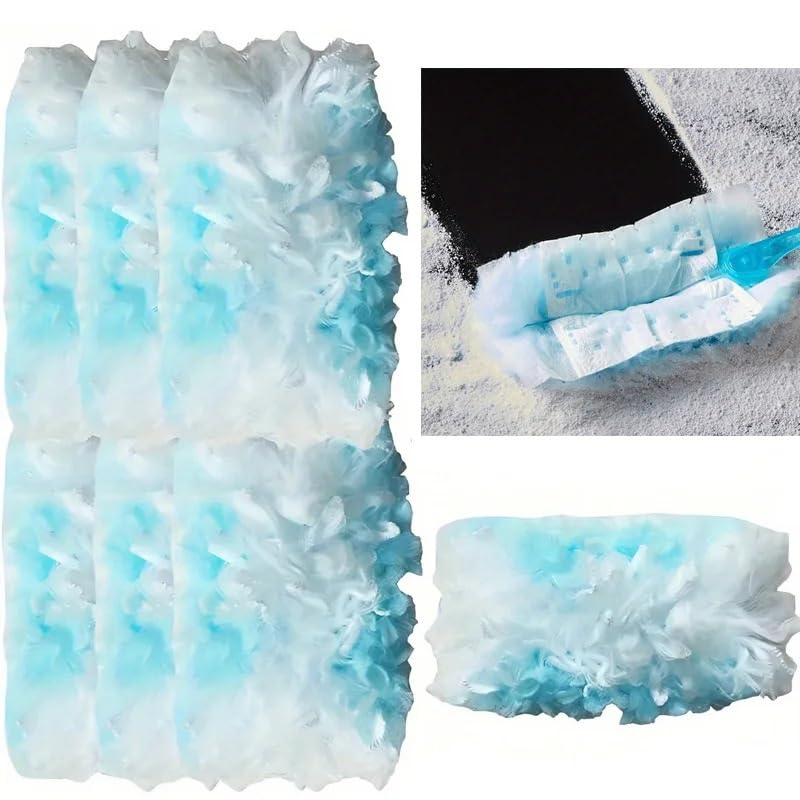 Plumero Atrapapolvo 10-60 Piezas de repuestos Plumero for Limpiar persianas Oficina en casa Herramienta Limpieza Polvo Superficie Coche(50pcs)