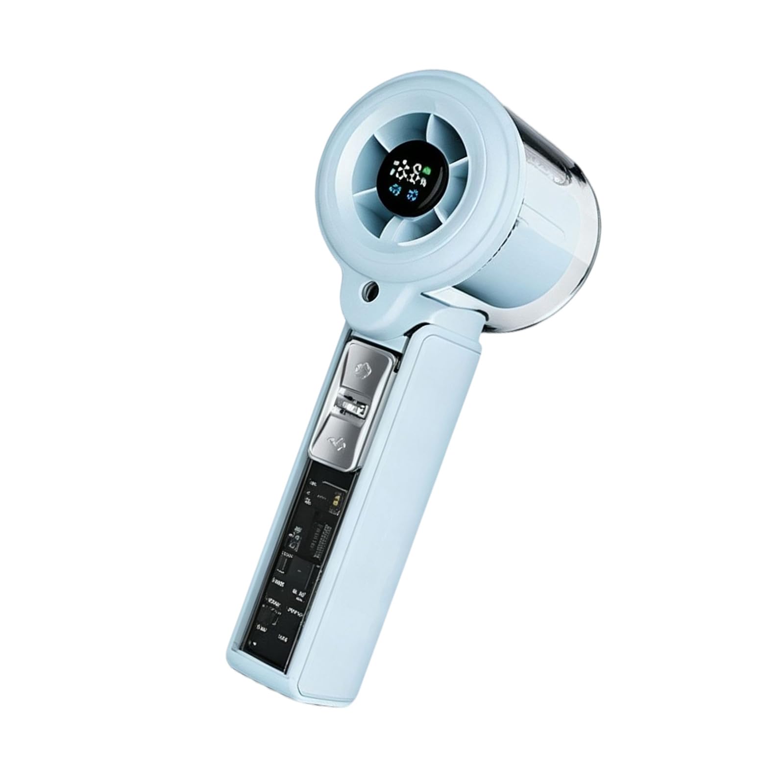 Cooling Device Featuring LED Panel and Detachable Strap Lightweight for Travel Individual Air Refrigerator