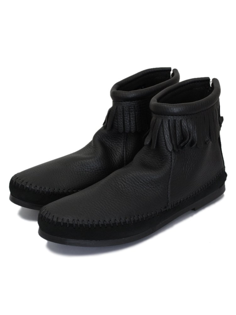 Amazon | [ミネトンカ] 1975 Deerskin Back Zip Boot(ディアスキン