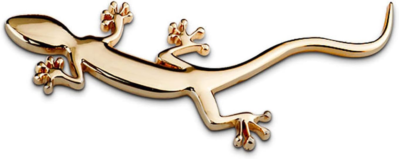 Gecko 車用ステッカー ファッション3dヤモリ型 純金属 クロームバッジ ロゴデカール カーステッカー カーボディブロック スクラッチステッカー 防水 日焼け防止 超耐久性 右ゴールド 1枚パック 人気ショップが最安値挑戦 Gecko 車用ステッカー ファッション3dヤモリ型 純金属 クロームバッジ ロゴデカール カーステッカー カーボディブロック スクラッチステッカー 防水 日焼け防止 超耐久性 右ゴールド 1枚パック 人気ショップが最安値挑戦
