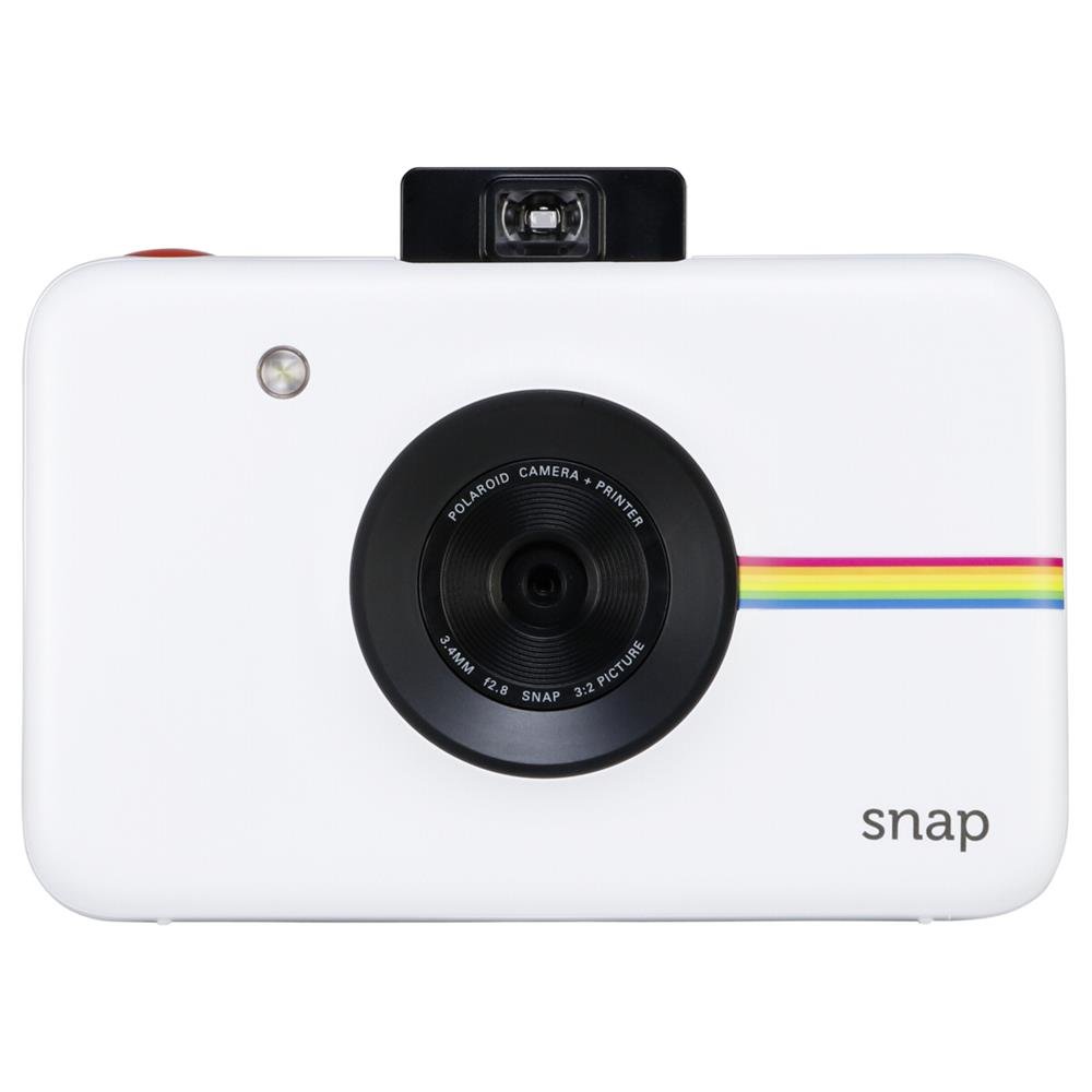 Zink Polaroid Snap Instant Digital Camera (White) with Zink Zero