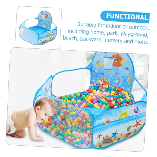 Piscine à balles pliable avec panier pour s'amuser au jardin - 5