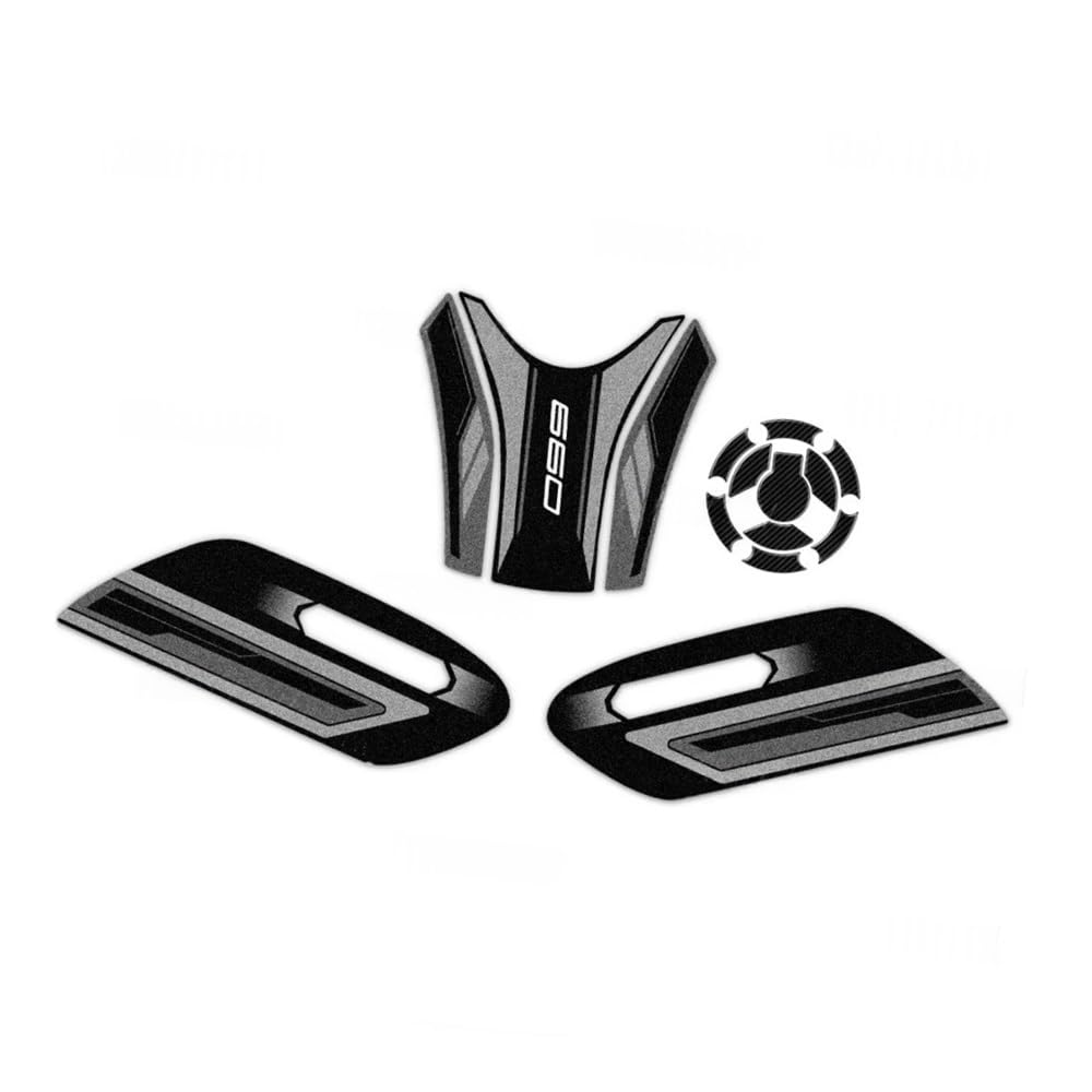 Décalcomanie tampon réservoir Trident 660 protège bouchon carburant moto - 5
