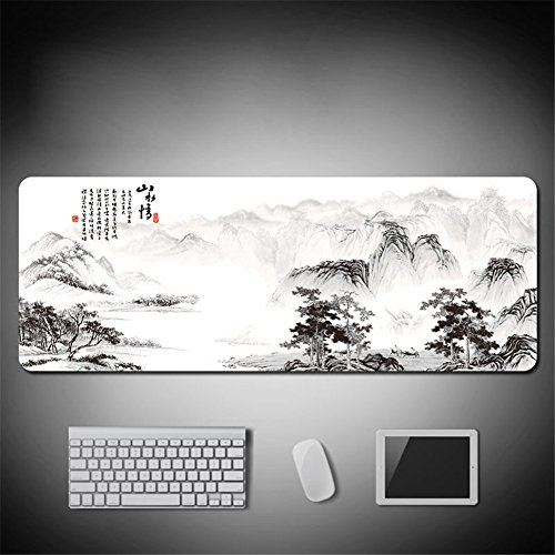 LL-COEUR XXL Paisaje Alfombrilla de Ratón Computer Mouse Pad Escritorio Desk Mat (800 x 300 x 3 mm, Paisaje 2)
