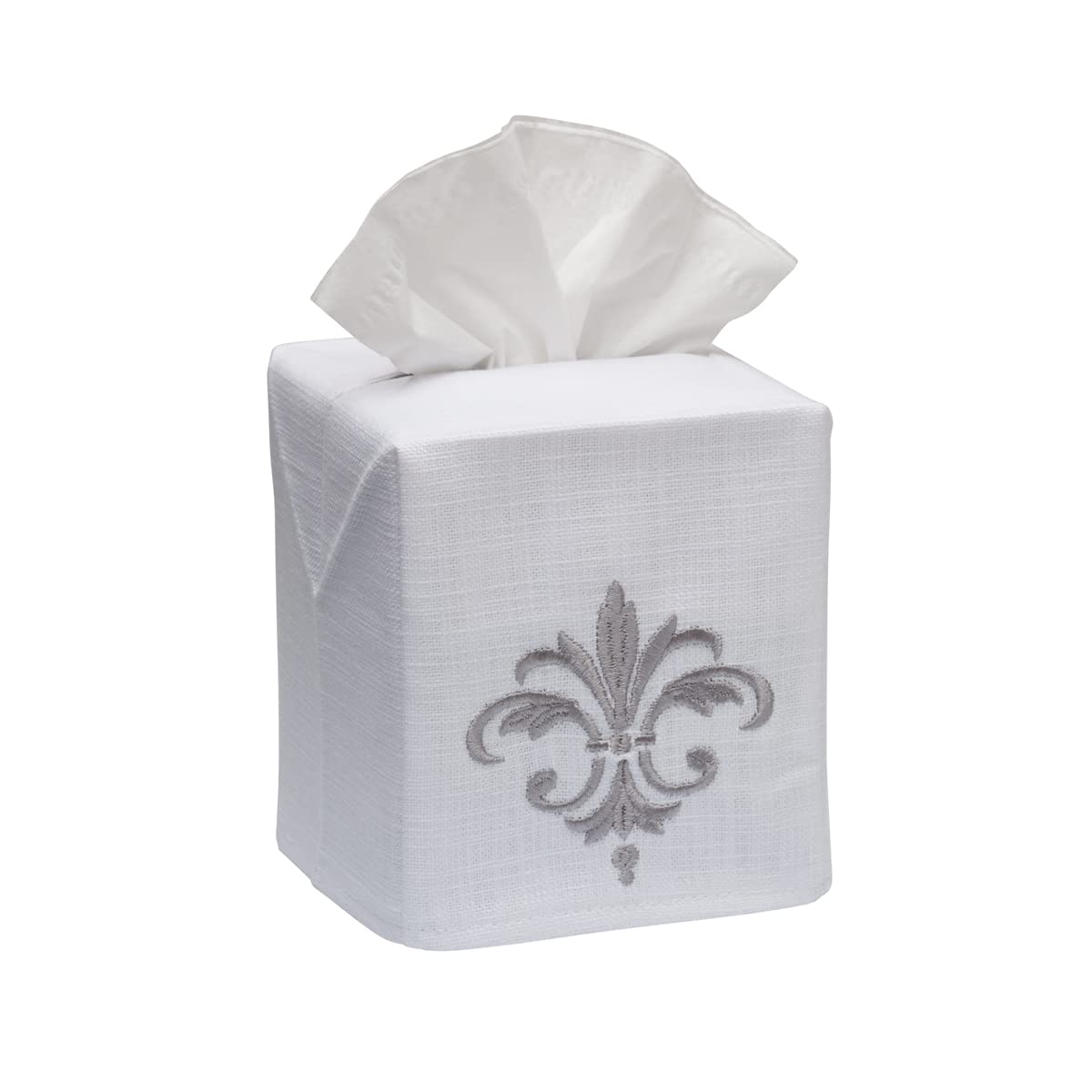 Jacaranda LivingTissue Box Cover, One Size, White