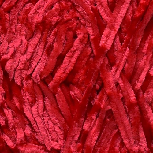 Image of M.G Chunky Velvet Yarn, Gulmarg 500 GMS - Best Used with Knitting and Crochet Needles - Wool Yarn for Knitting - N Art-BACB