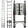 4.4M/14.4FT Straight Ladder with Hooks