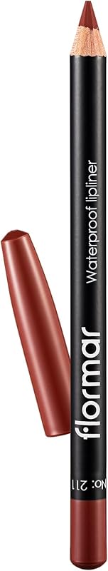 Flormar Waterproof Lipliner – 211 Classical Brown – Blendable, Long-Wear, Waterproof, Precise Tip, Smooth