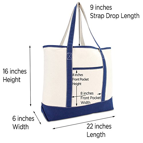 Bolso Tote personalizado para mujer azul marino miniatura 4