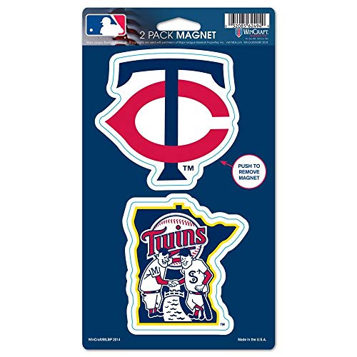 Wincraft MLB Minnesota Twins WCR62494014 Magnets (2 Pack), 5
