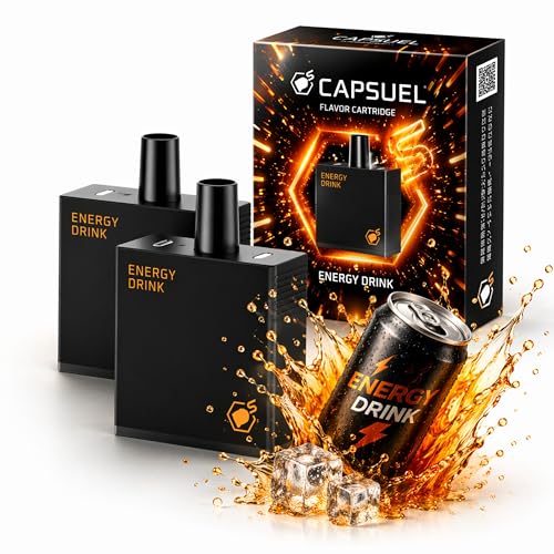 CAPSUEL �J�v�X�G�� �����p�J�[�g���b�W 2����b�d�q�^�o�R VAPE POD �t���[�o�[�J�[�g���b�W�b�j�R�`���t���[ ���L�b�h���� �g���̂āb�Z���t���[�o�[ (Energy Drink)