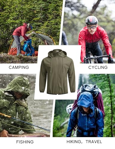 COOFANDY-Mens-Packable-Rain-Jacket-Lightweight-Waterproof-Raincoat-with-Hood-Outdoor-Running-Hiking-Cycling