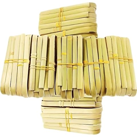 HJJKKH 100 Pcs 3.9inch Mini Bamboo Disposable Tongs, Small Disposable NaturaL Wooden Cake Tongs, Cooking Utensils Natural Toast Tongs for Toaster Serving Food Natural Green Catering Buffet Home Cover