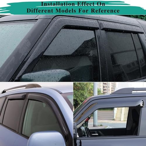 Déflecteurs vent pour BMW Série 1 E87 2004-2010 noirs - 3