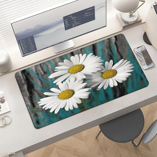 Daisy Flowers Desk Pad Grande con Base Antideslizante miniatura 6