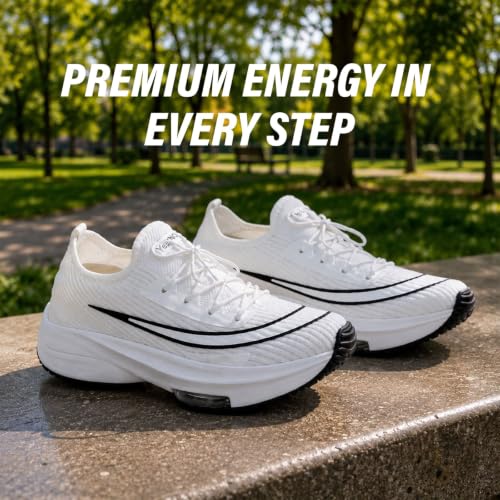 Yes’NO Store Yes’No Men's White Sports Shoes - Image 6