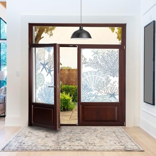Vinilo decorativo para ventana 17.7W x 23.6L in x 2 piezas miniatura 5