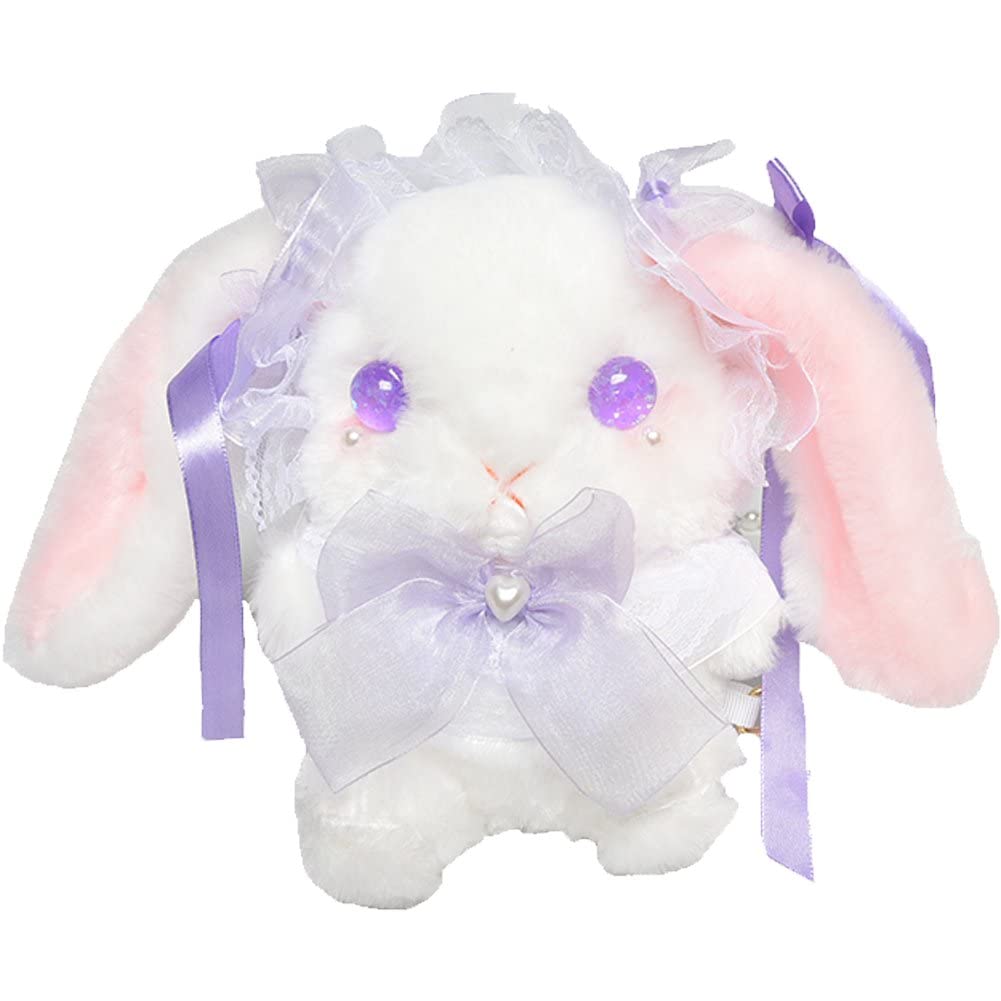 Cute Bunny Crossbody Bag Ruffled Lace