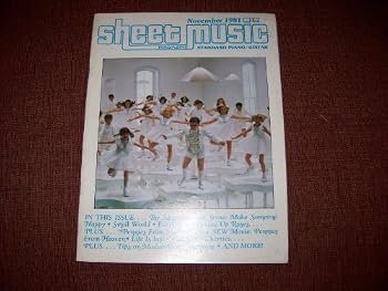 Paperback Sheet Music Magazine Easy Piano/Guitar November 1981 (5) Book