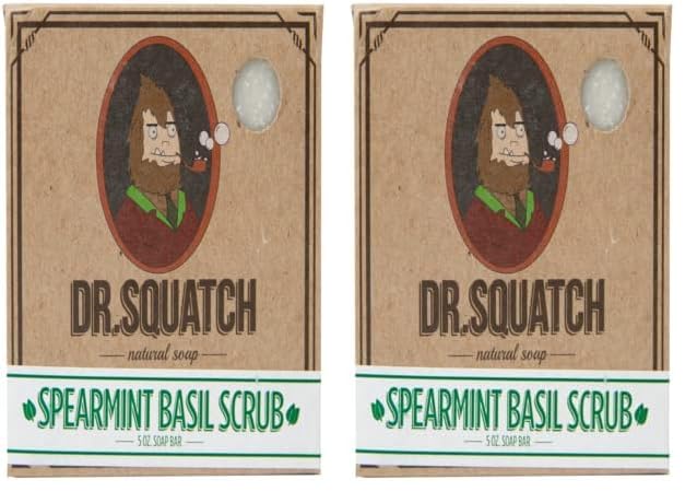 Dr. Squatch All Natural Bar Soap for Men with Zero Grit Spearmint Basil product thumbnail 3