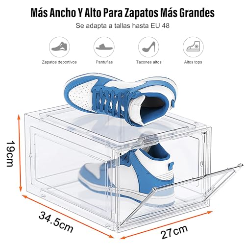 La Mejor Recopilación de Caja zapatera de plastico que puedes comprar esta semana. 5 caja zapatera de plastico marca E T EASYTAO (2)