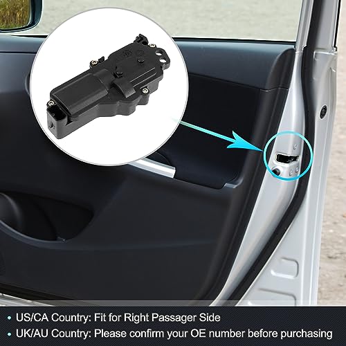 Image of X AUTOHAUX Car Power Door Lock Actuator Motor Front Right Passenger Side F81Z25218A42AA 6L3Z25218A42AA for Ford Expedition Taurus for Mazda B3000 B2500