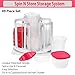 Smart Spin N Store 49 Piece Food Storage Set