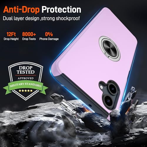 Coque Samsung Galaxy A06 violette antichoc et robuste avec protège écran - 3