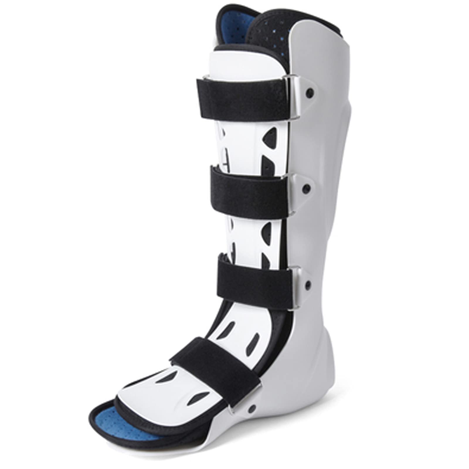 Bota ortopédica para fracturas Tobillera con Protector de Pantorrilla Suela Antideslizante Cómoda y Transpirable para Lesiones de Tobillo Fracturas Esguinces Lesiones fijas (Izquierda L)