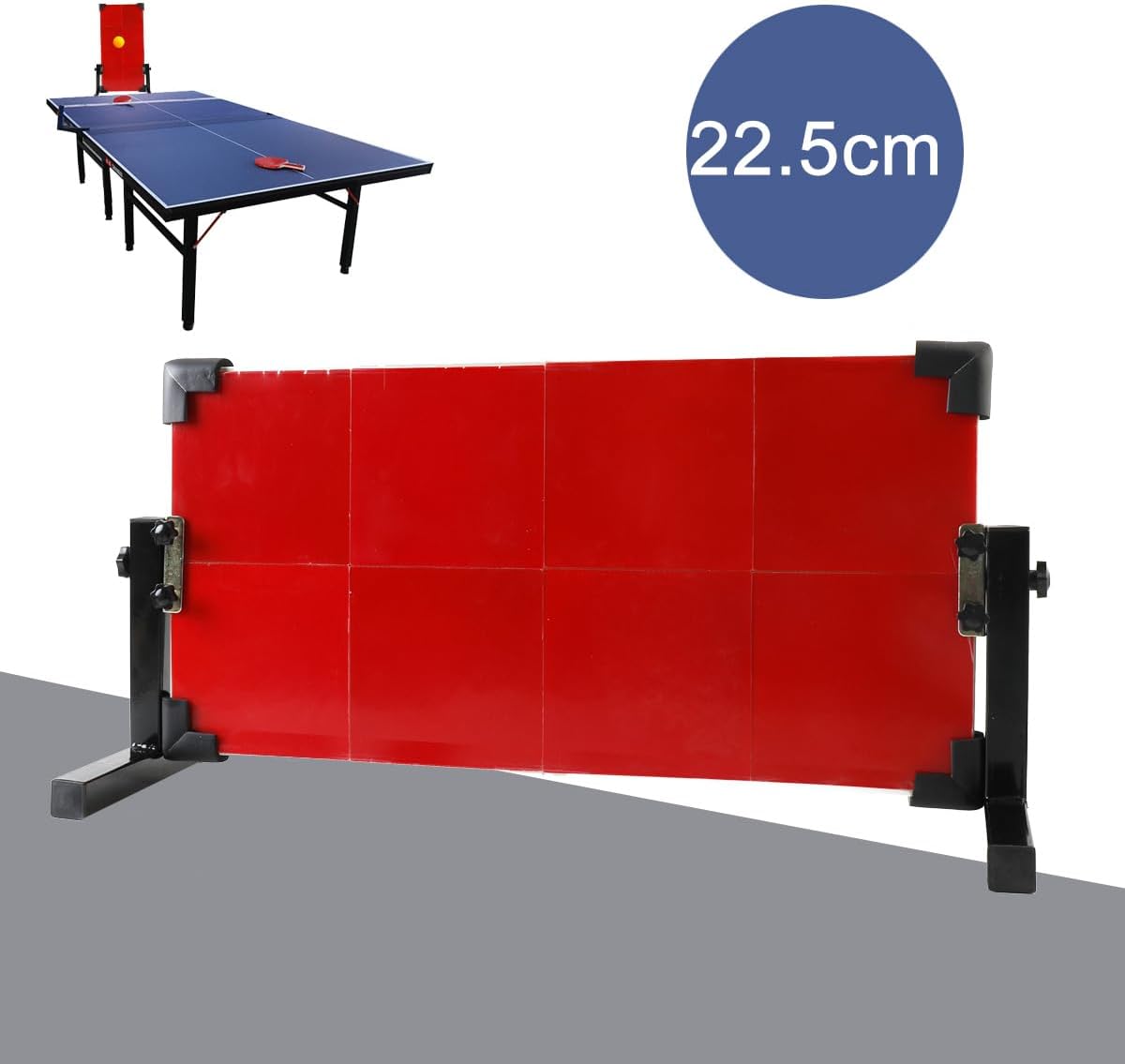 LALABU Table Tennis Rebound Board, 60x33cm Ping Pong Return Board Rebounder Self Training Equipment