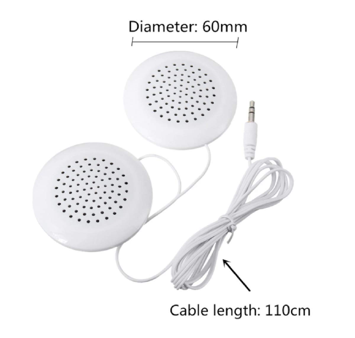 MASUNN Mini Altoparlante Universale del Cuscino del Collo per Il Lettore Mp3 Mp4 Radio per iPod per Il Telefono