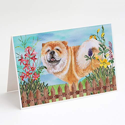 Caroline's Treasures CK1257GCA7P Cane Corso Spring Greeting Cards and Envelopes Pack of 8 Blank Cards with Envelopes Whimsical A7 Size 5x7 Blank Note Cards