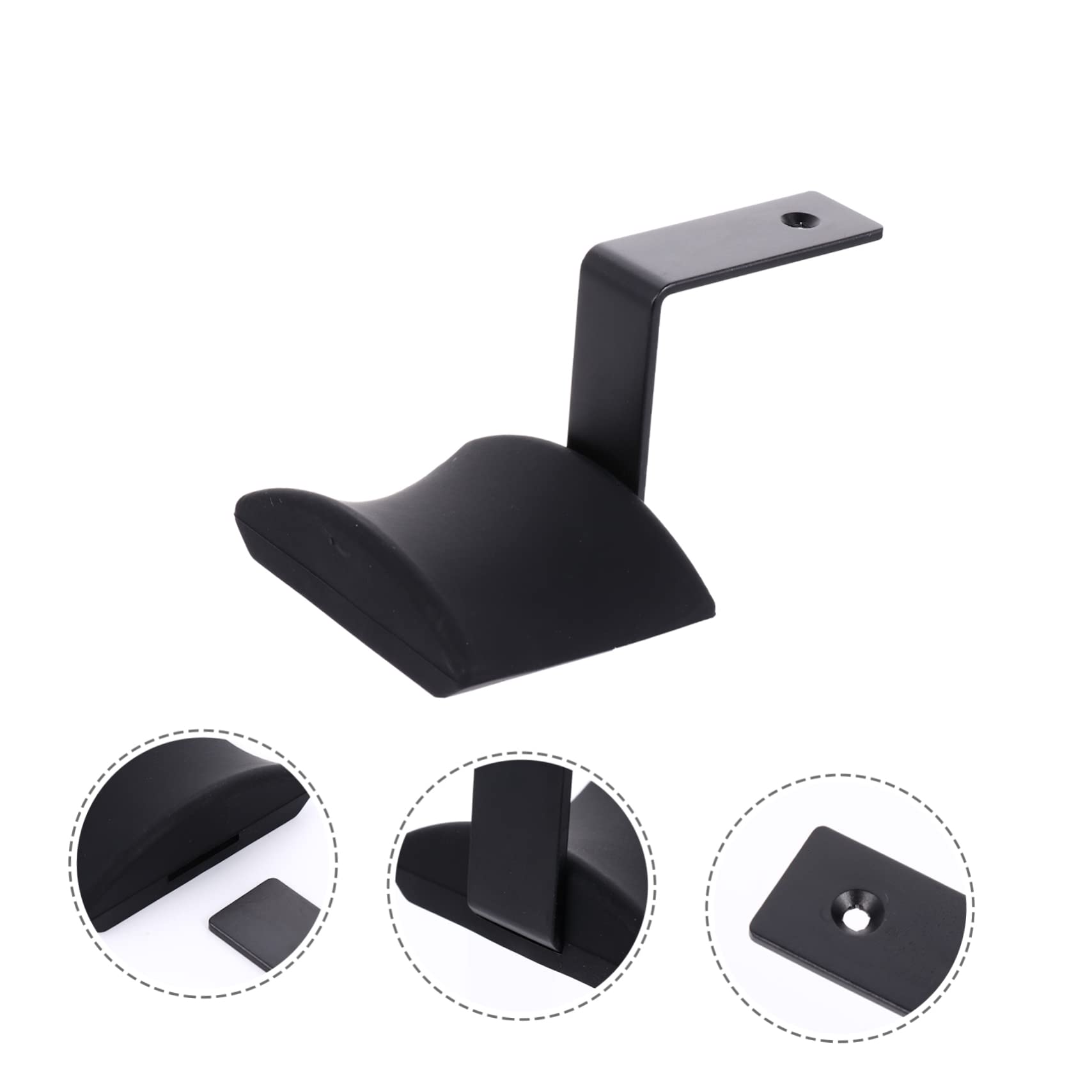 DOITOOL 3piezas Soporte para Auriculares De Escritorio Colgador De Cabeza con Adhesivo para Oficina y Gaming Diseño Curvo para Evitar Caídas Disponibles