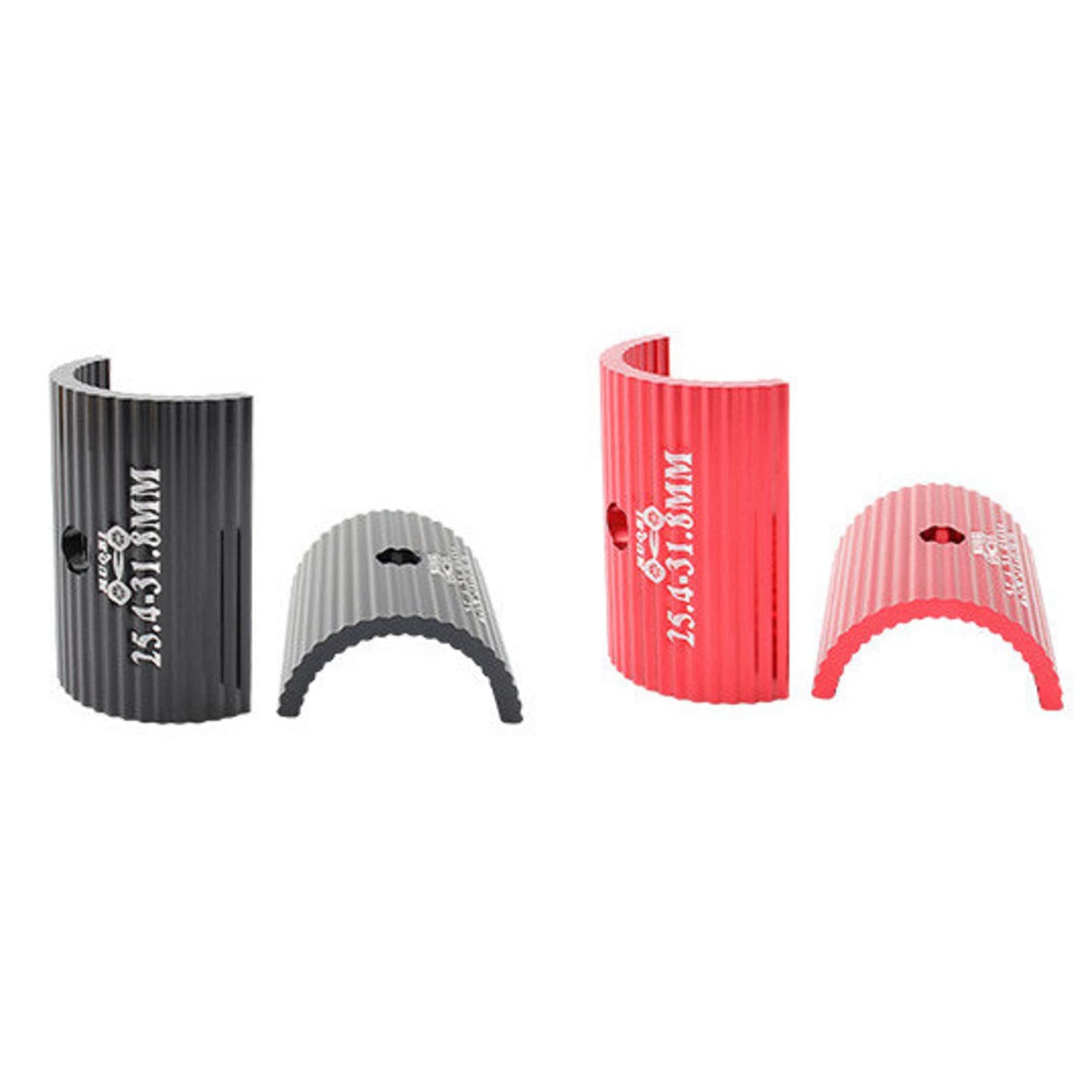 Cale De Guidon Vélo - Adaptateur 25.4 à 31.8/35mm - Alliage Aluminium - Augmentation Friction - Pour VTT/route
