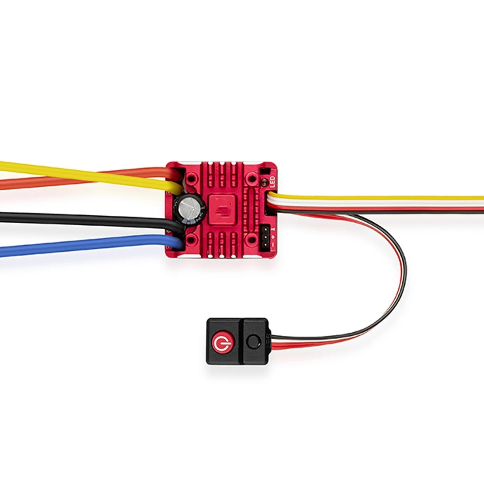 ESC impermeable WP 1080 G2 evita tirones motor en coche RC 1:10 4