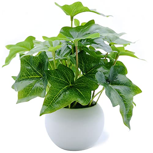 Hccy Fake Ivy Plants 10.6" With Leaves Artificial Plants Decorative For Home Decor Faux Plants In Pot 1 Pcak #TOP7