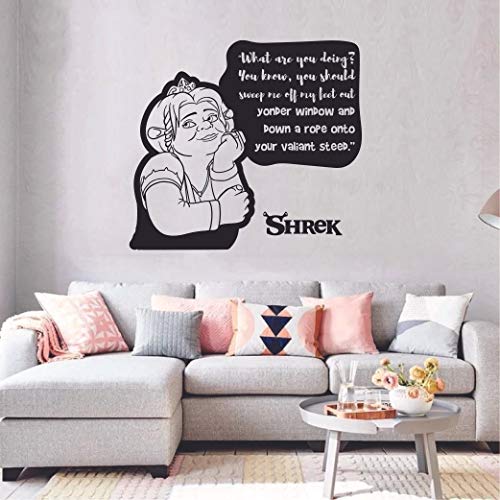 Vinilo Decorativo Wall Art Cita Película Shrek 40x40 in
