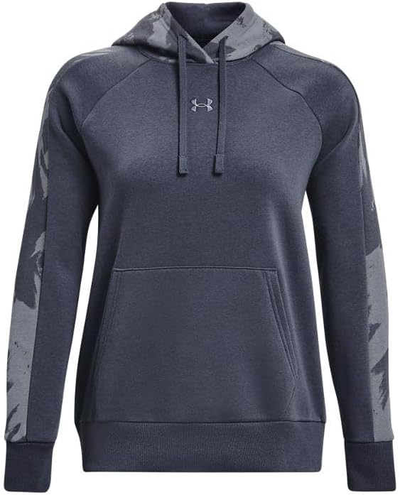 Under Armour Womens Rival Fleece Blocked Hoodie Apparel - Ultra-Soft with Extra Warmth - Image 5