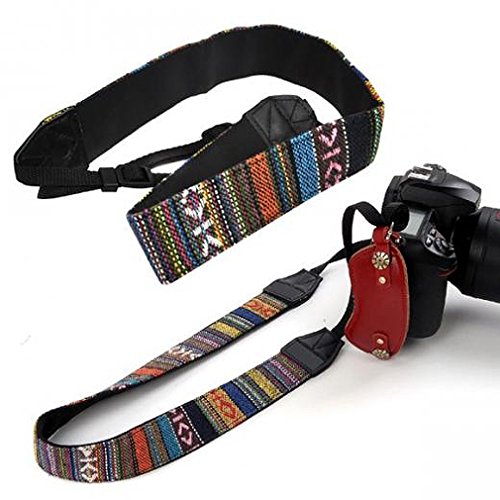 SODIAL(R) Correa de Hombro Cuello de Camara para DSLR Nikon Canon Sony Panasonic Cover
